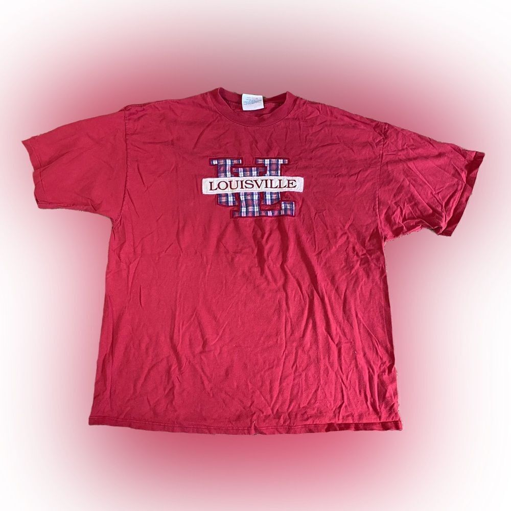 Vintage Single Stitch Louisville Cardinals Patchwork Tshirt